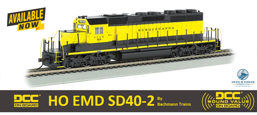Bachmann HO scale SD40 - DCC-equipped low price.